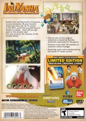 Inuyasha - The Secret of the Cursed Mask box cover back